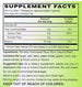Clear fiber-no grit-no thickening-no flavor 5oz chicago health label