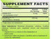 L-carnitine 500mg 60 tablets chicago health label