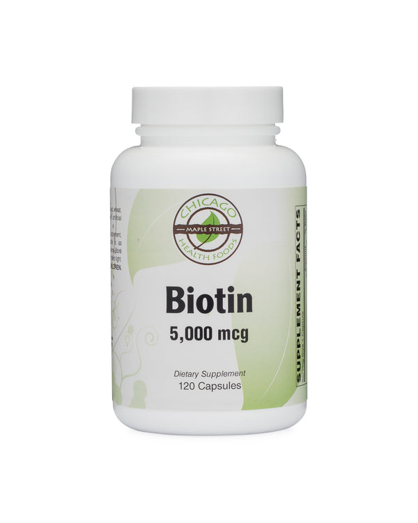 Biotin 5,000 mcg-supplement-Chicago-Health-Foods