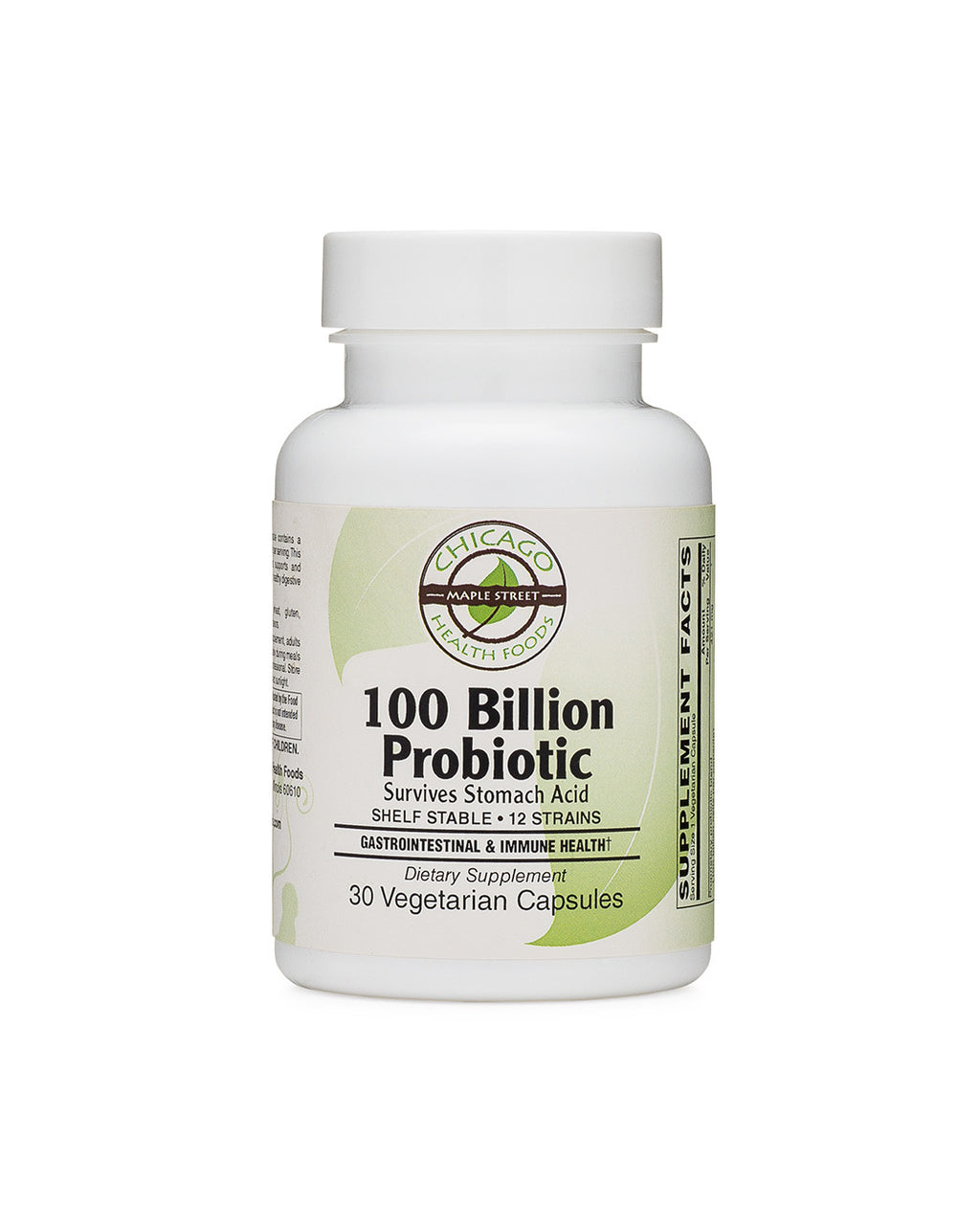 100 Billion Probiotic supplement Chicago Health