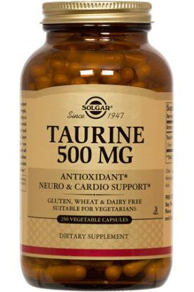Taurine 500 mg 100 Vegetable Capsules
