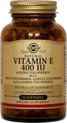 Vitamin E 400 IU 100 Mixed Softgels (d-Alpha Tocopherol & Mixed Tocopherols)