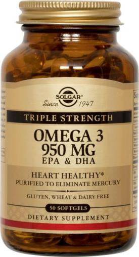 Triple Strength Omega-3 950 mg 100 Softgels