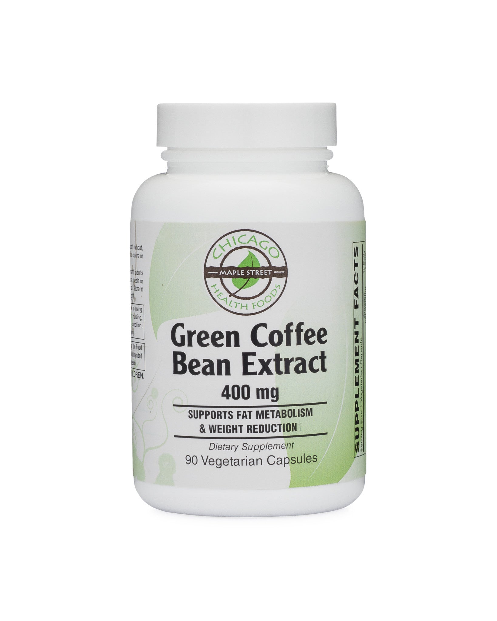 Green Coffee Bean Extract 400 mg 90 veg. caps – Chicago Health Foods