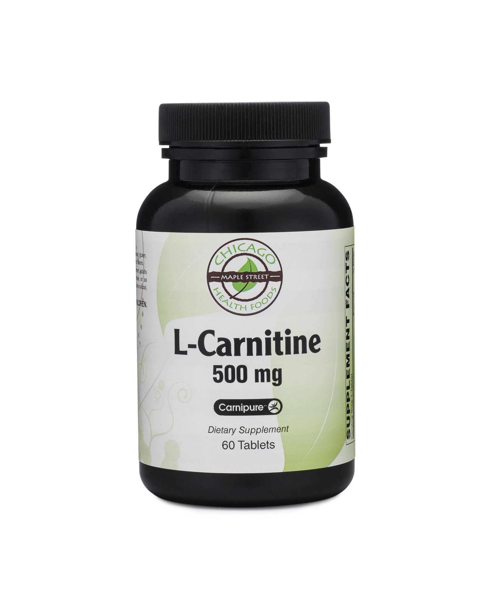 L-Carnitine 500 mg 60 tablets Chicago Health Foods L-Carnitine 500 mg 60 tablets Chicago Health Foods