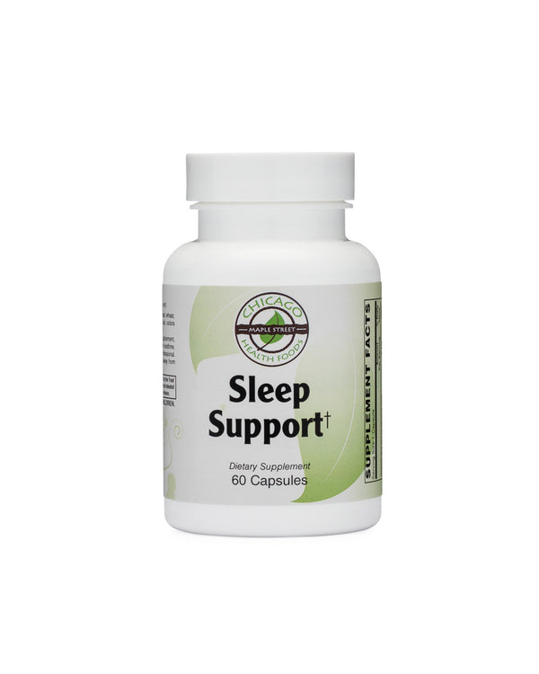 Sleep support valerian melatonin 60 capsules chicago health
