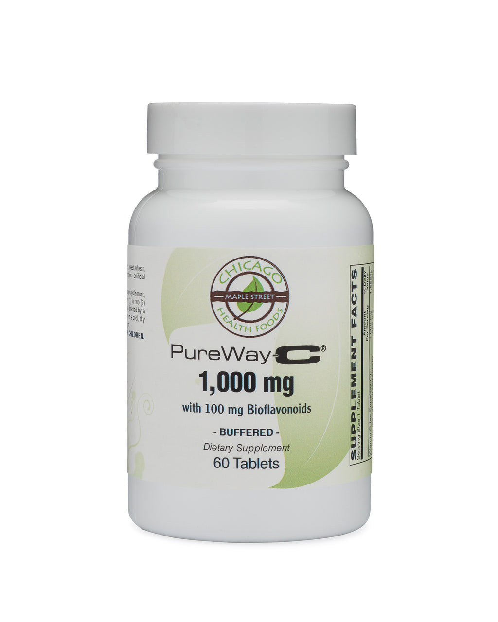 Vitamin C 1,000mg buffered 100mg bioflavonoids 60 tablets chicago health