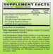 Gingko Biloba European standardized 5% terpene lactones 7.2 mg 50 vegetarian capsules chicago health label