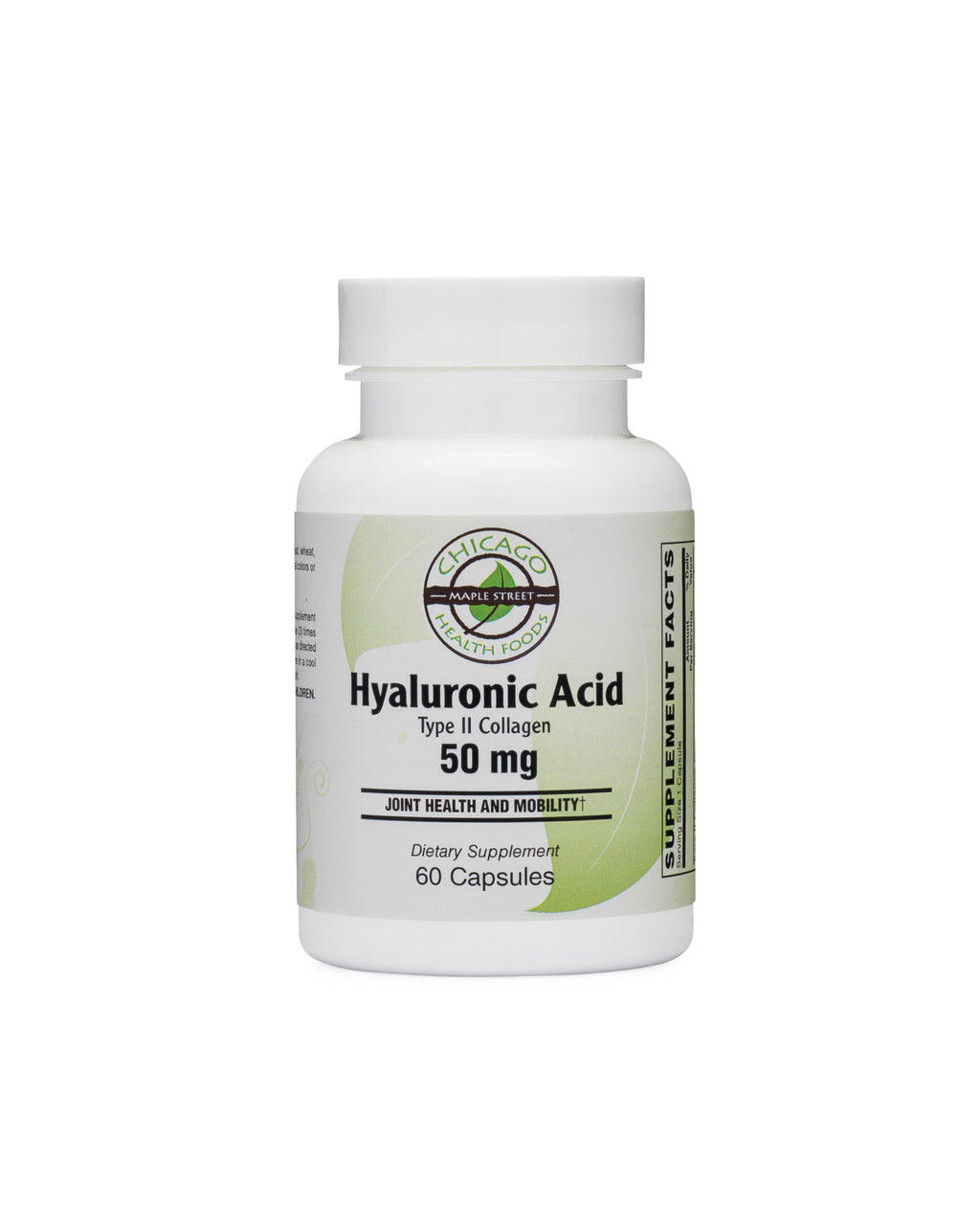 Hyaluronic acid type II collagen-supplement-Chicago-Health-Foods