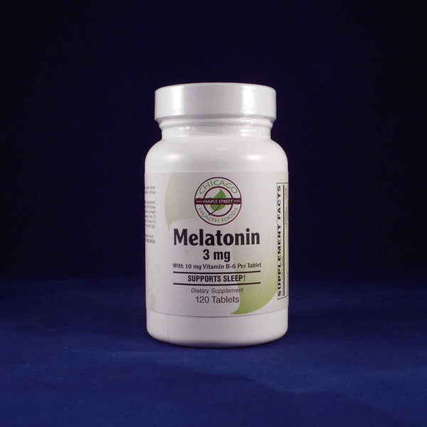 Melatonin 3mg with vitamin B6 120 tablets