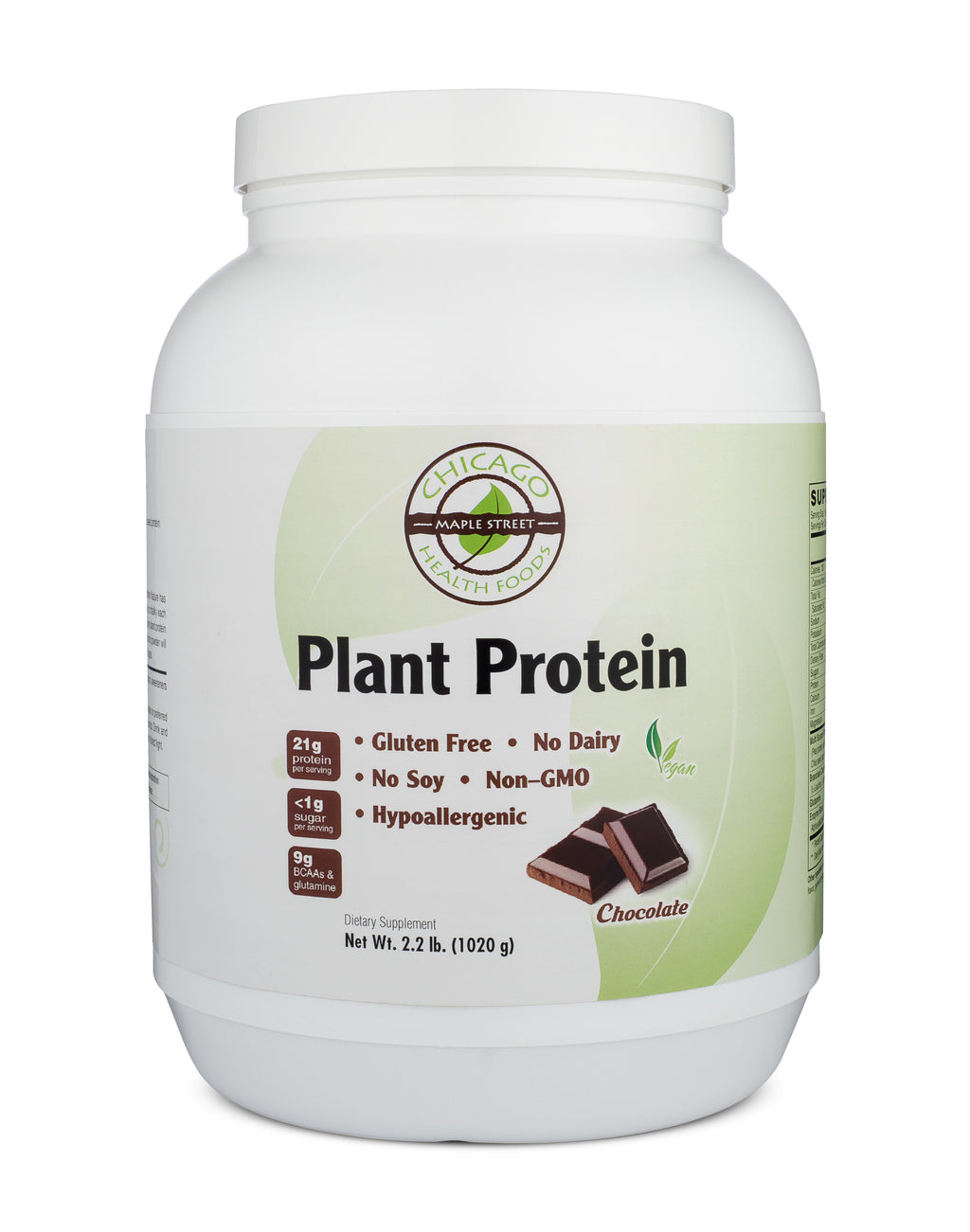 Plant Protein chocolate-supplement-Chicago-Health-Foods