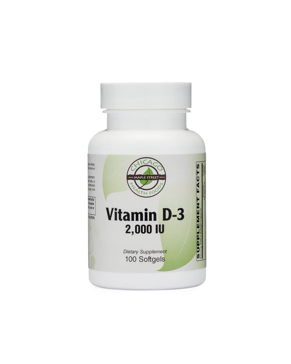 Vitamin D3 2,000 IU-supplement-Chicago-Health-Foods